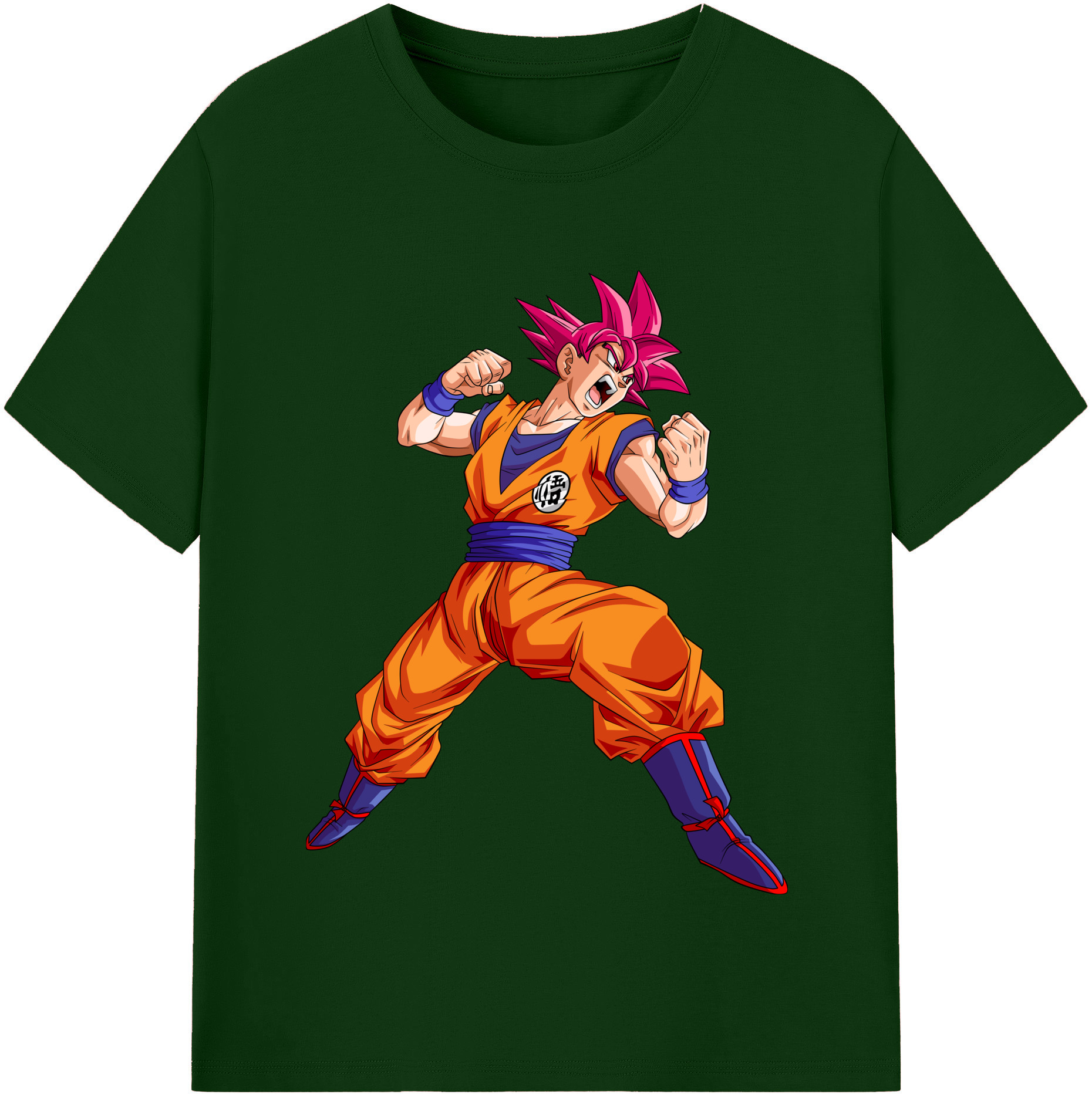 （画像用） ドラゴンボール 孫悟空（そん ごくう）Son Goku カカロット DRAGON BALL Kakarotto 綿100％半袖Tシャツ（フロントプリント）